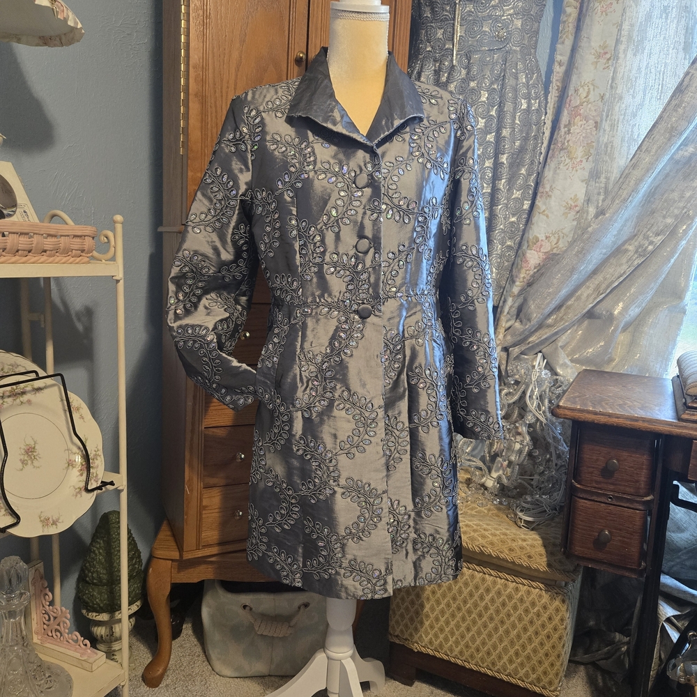 Vtg. Grace Chuang Sequence Jacket